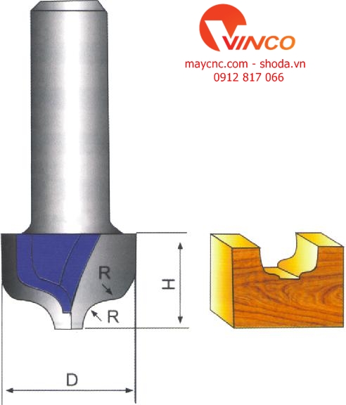 Dao CNC  CLASSICAL PLUNGE BIT-S