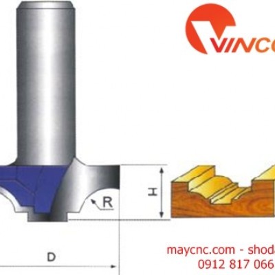 Dao CNC CLASSICAL COVE BIT WITHOUT BEARING