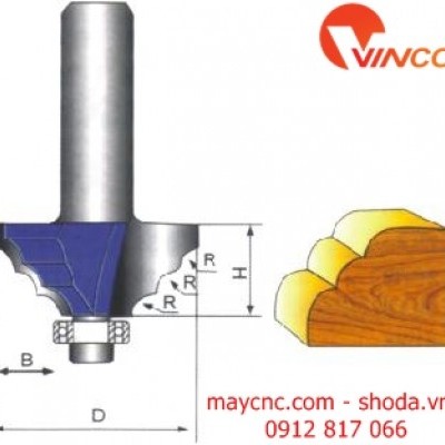 Dao CNC CLASSICAL MOULDING BIT-wood