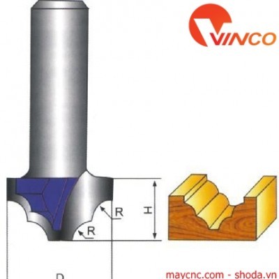 Dao CNC CLASSICAL MOUNLDING BIT WITHOUT BEARING